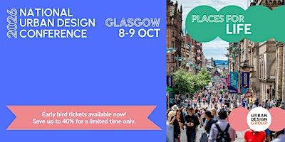 National Urban Design Conference 2026 | Technology and Innovation Centre (TIC) Conference, Meetings & Events - University of Strathclyde