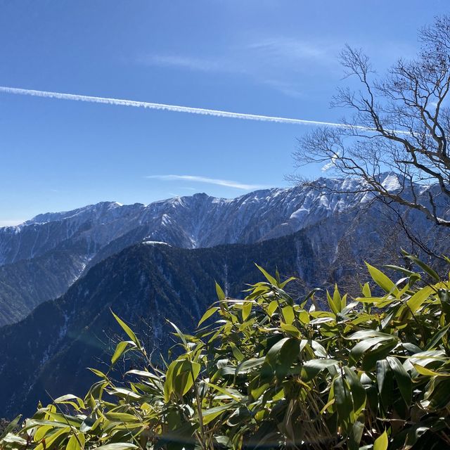 合戦小屋からの登りの景色