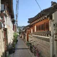 Lovely walk among traditional houses