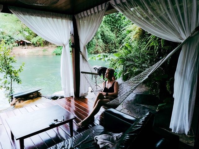 Rivertales ที่พักที่ขึ้นชื่อว่าจองยากแต่สวยมากกก🍃
