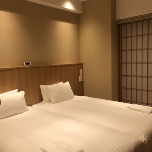 【福岡ホテル】外観スタイリッシュなのにお部屋は和風で落ち着くホテル