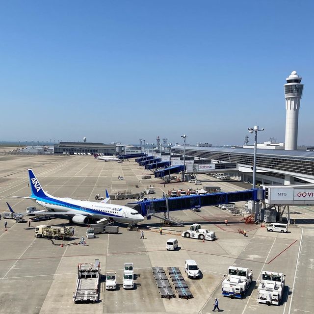中部国際空港にある　無料遊びスポット　　フライトオブドリームス