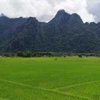 Landscaping destination at Vang vieng 