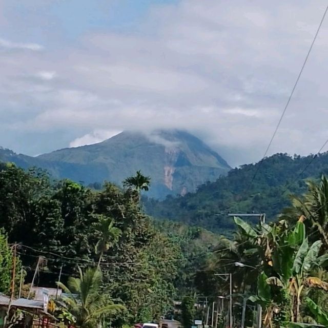 Taking a trip up to the base of Mnt Apo