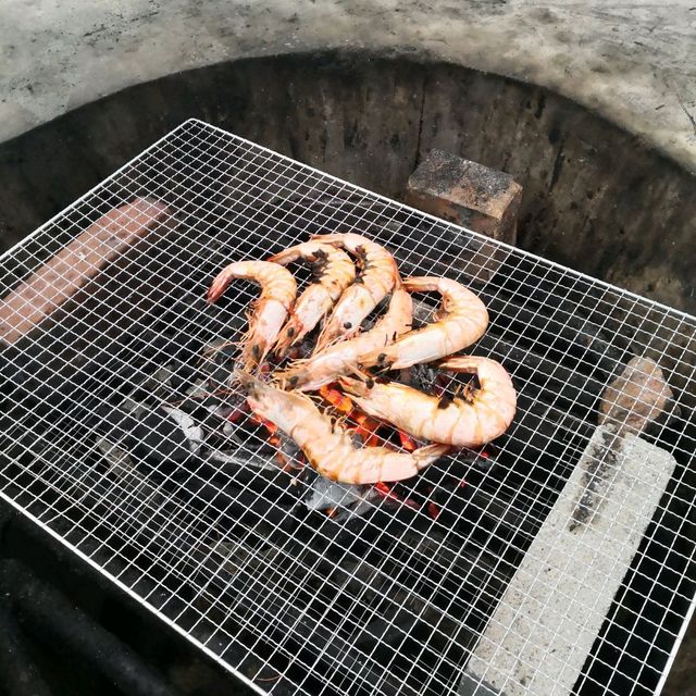 青山灣海灘x  BBQ
