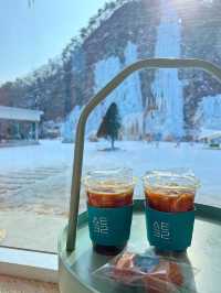 인스타 핫플 빙벽뷰카페 스톤크릭❄️