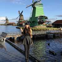 有著💡荷蘭風車博物館🖼之稱～荷蘭🇳🇱『桑斯安斯』風車村～很像一幅畫🏞