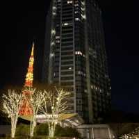 東京タワーが目の前に見えるホテル