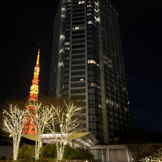 東京タワーが目の前に見えるホテル