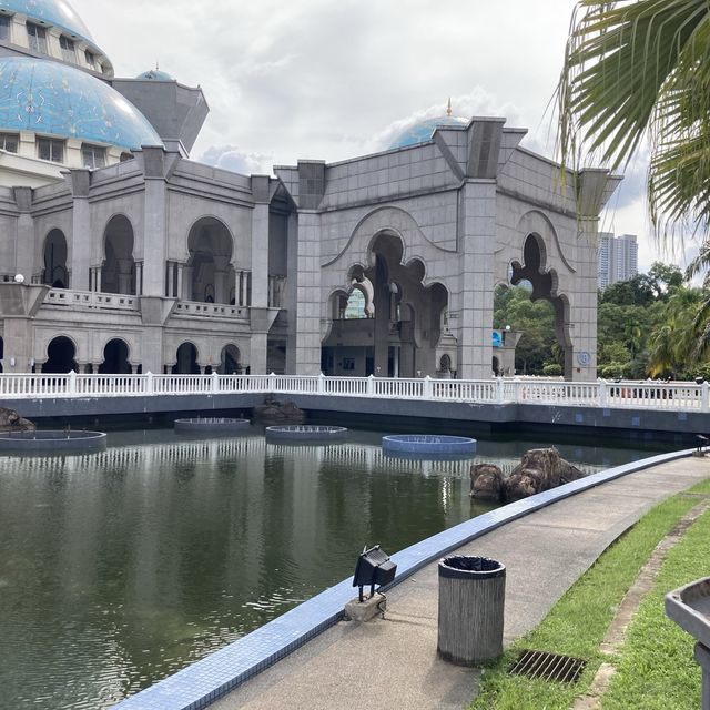 Spectacular architecture at Masjid Wilayah