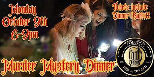 Tolson's Murder Myster Dinner (Pembroke) | Tolson's Tap and Tavern