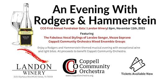 An Evening With Rodgers & Hammerstein | Landon Winery - Cypress Waters
