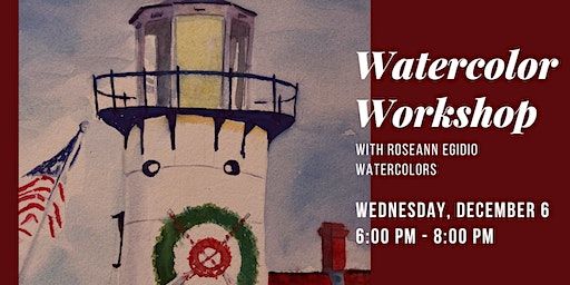 Watercolor Workshop with Roseann Egidio Watercolor | Atlantic Beach Arts Market