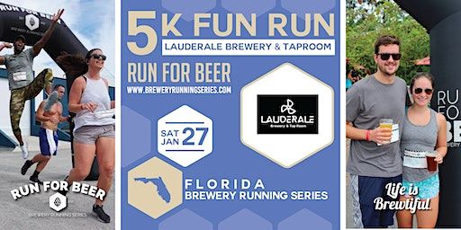 5k Beer Run x LauderAle | 2024 Florida Brewery Running Series | LauderAle Brewery