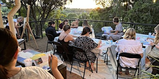 Champagne, Canvas, Sunset - Paint and Sip | Swan View