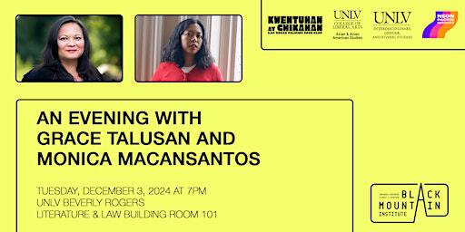 An Evening with Grace Talusan and Monica Macansantos | UNLV's RLL 101