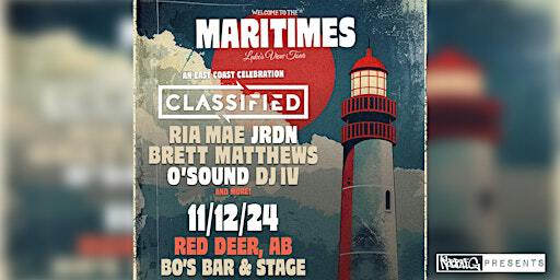 Classified Live in Red Deer Nov 12th at Bo's Bar & Stage w/ special guests | Bo's Bar & Stage