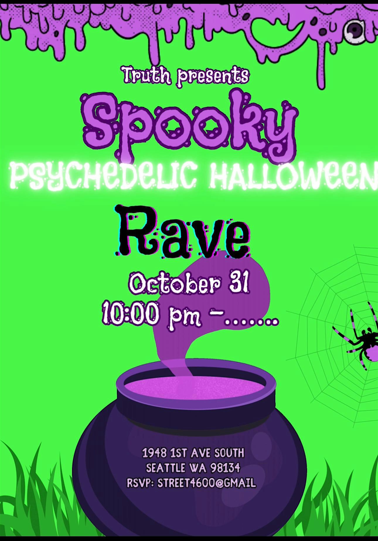 Psychedelic Halloween Rave | 1948 1st Ave S