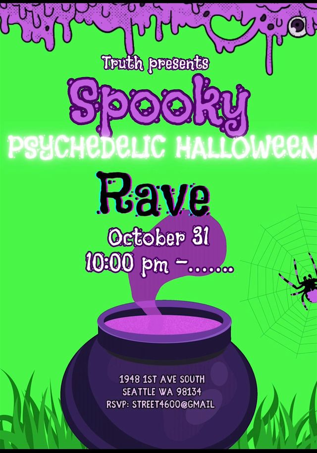 Psychedelic Halloween Rave | 1948 1st Ave S