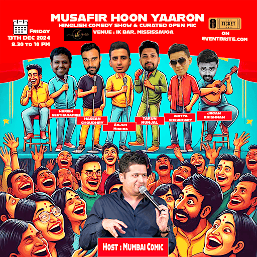 Musafir Hoon Yaroon-Hinglish Standup Comedy Show | IK Bar