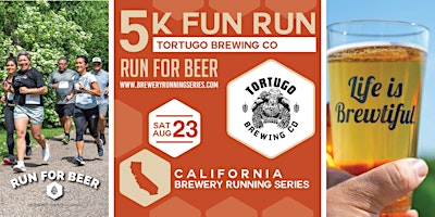 5k Beer Run x Tortugo Brewing Co | 2025 CA Brewery Running Series | Tortugo Brewing Company