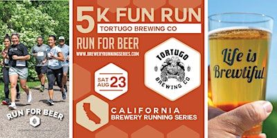 5k Beer Run x Tortugo Brewing Co | 2025 CA Brewery Running Series | Tortugo Brewing Company