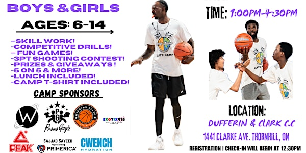 SlowGRIND’s “SCHOOL’S OUT” Youth Basketball Camp - SUNDAY,  JULY 6TH | Dufferin Clark Community Centre