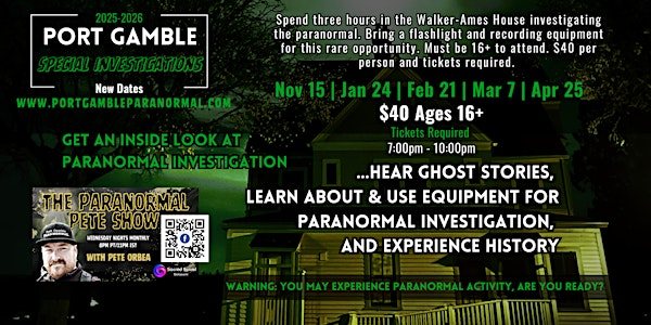 Port Gamble Special Investigation 2025-2026 | Walker Ames House