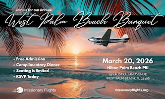 Missionary Flights - West Palm Beach Banquet | 150 Australian Ave