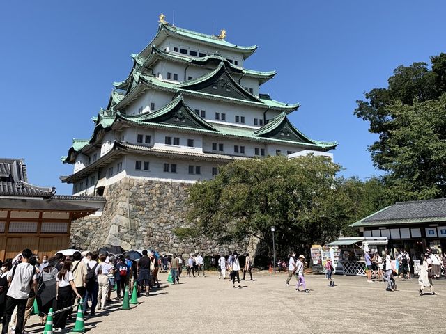 名古屋　金のシャチホコが凄い❗️名古屋城