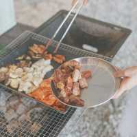 수영장이 있는 공주 캠핑장 * 세종근교맛집 르부아가든에서 바베큐 즐기기