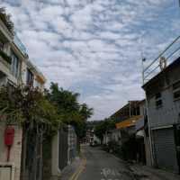 石澳海灘、石澳村~馬卡龍色系的小屋