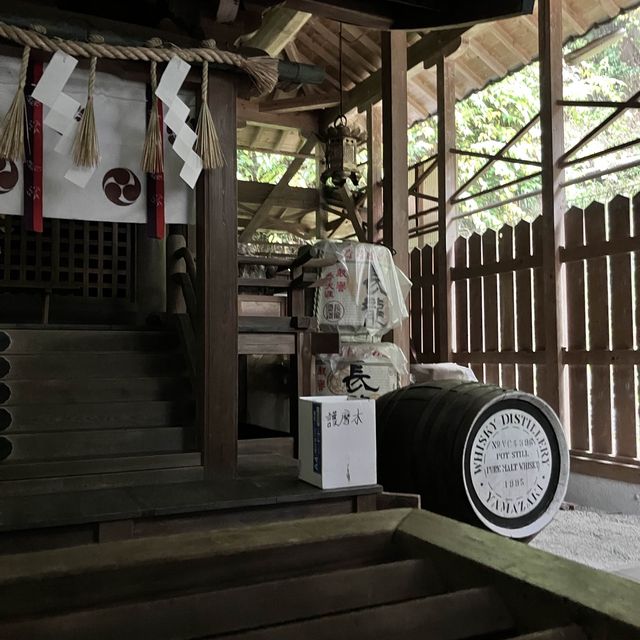 【大阪】ウィスキー蒸留所を抜けた先にある神社