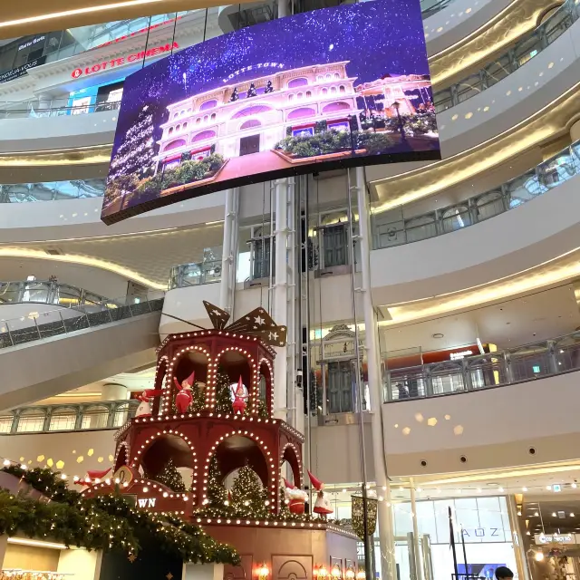 🇰🇷韓国ソウル ロッテワールドモール🏰クリスマスマーケット🎄♥️🦌🎁