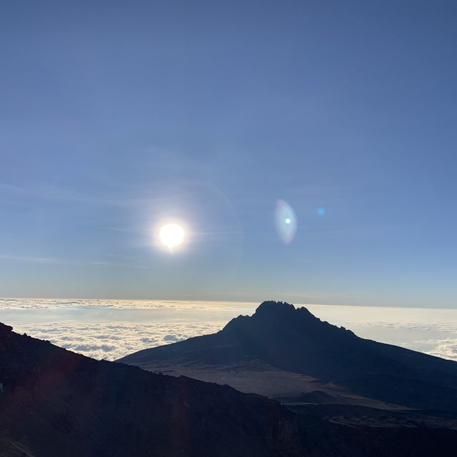 nearing the peak Kilimanjaro