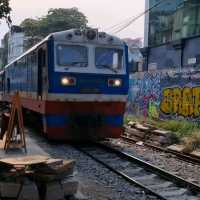 Iconic Hanoi train street