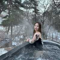 숲 속 한가운데에서 온천 즐기는 해브나인 스파🧖‍♀️