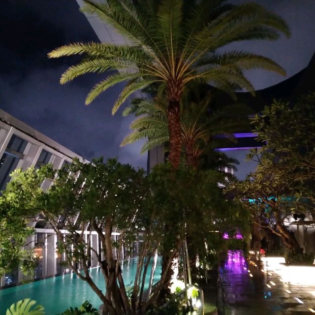 新板希爾頓絕美高空無邊際泳池