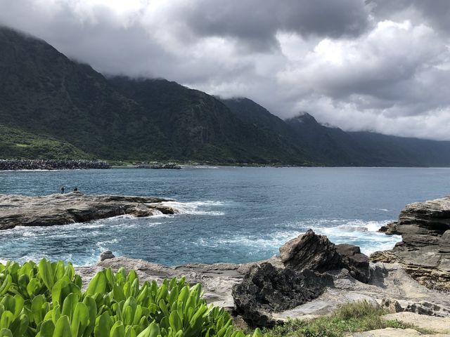 台東石梯坪😍長期侵蝕海蝕景👏🏻大自然鬼斧神工