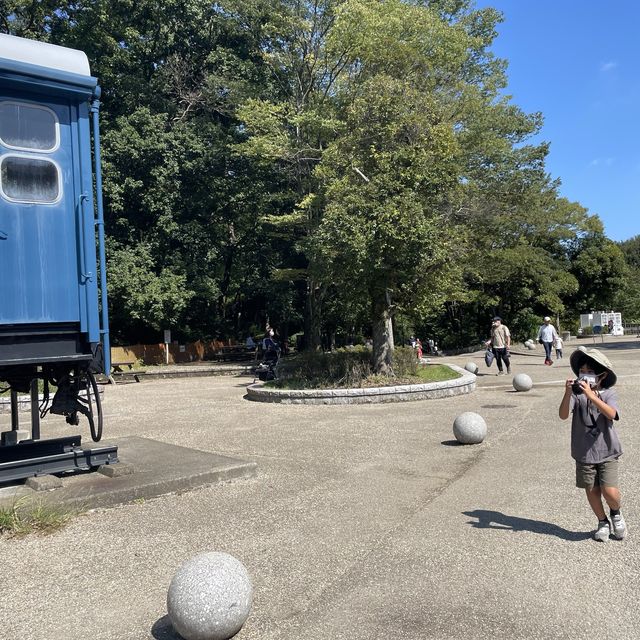 緑あふれる公園SLがあるよ！生田緑地