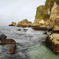 Sunset in Suluban Beach Uluwatu Bali 