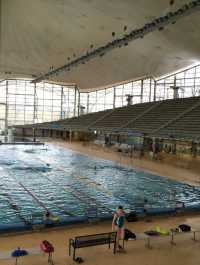 독일 뮌헨 올림픽 수영장에서 수영을 🏊🏻‍♀️