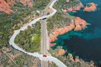 French Riviera 100km core route RV self-driving tour