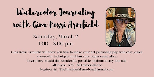 Watercolor Journaling | The Hive, South Pasadena