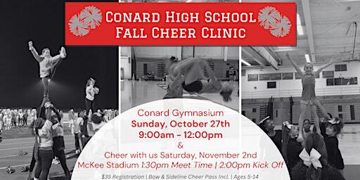 Conard High School Fall Youth Cheerleading Clinic | Conard High School