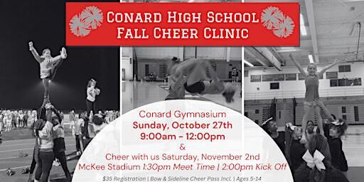 Conard High School Fall Youth Cheerleading Clinic | Conard High School