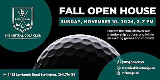 The Virtual Golf Club Fall Open House | 3455 Landmark Rd