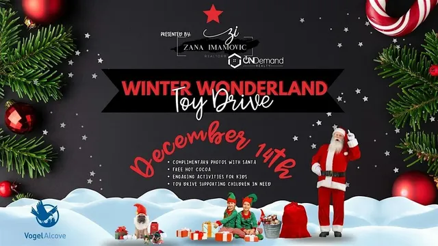 Winter Wonderland Toy Drive | Free Photos with Santa | Dallas Farmers Market