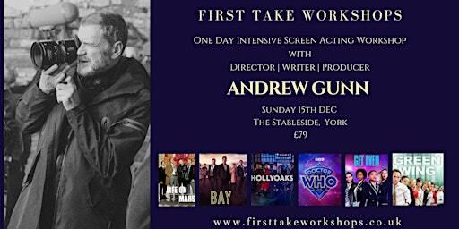 One Day Intensive Screen Acting Workshop with Andrew Gunn | Stableside at York Racecourse