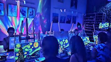 Neon Lights Paint and Sip Class: Van Gogh | 160 Wright St